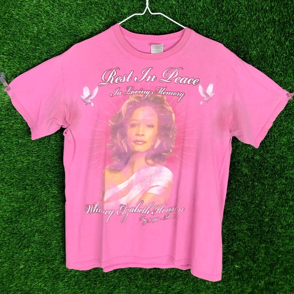 Gildan Other - Rare Whitney Houston 2Side RIP Rest In Piece Shirt